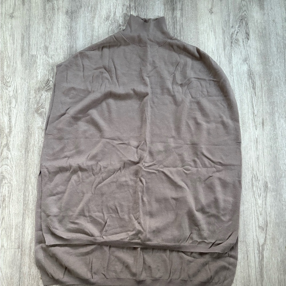 Massimo Dutti Turtleneck Sweater Poncho